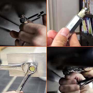 LOKMAN 100 Pieces Rivet Nut Set - Heavy Duty & Rust Resistant