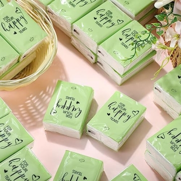 Kosiz Pocket Tissues Wedding Favor - 100 Pack for Guests