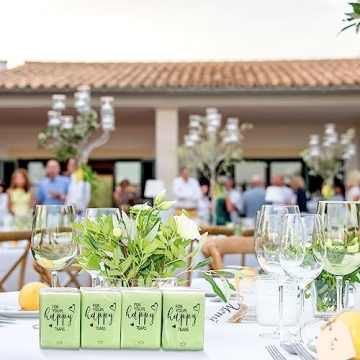 Kosiz Pocket Tissues Wedding Favor - 100 Pack for Guests