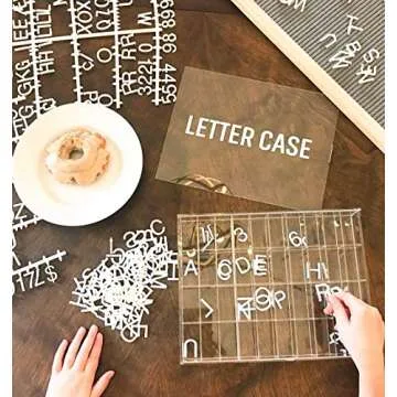 Original Letter Board Organizer Case to Organize & Store Your Alphabet Letters with 40 Individual Grids for Every Number, Letter and Special Character for Felt or Magnetic Changeable Letter Boards