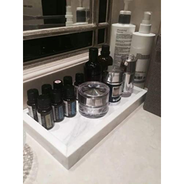 Noble Natural Marble Tray - Stylish Organizer for Any Space