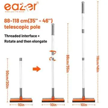 eazer 46'' Professional Window Cleaner Squeegee Tool