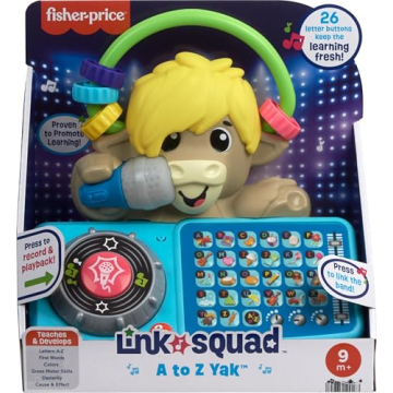 Fisher-Price Link Squad Yak Learning Toy for Kids 9 Mo+