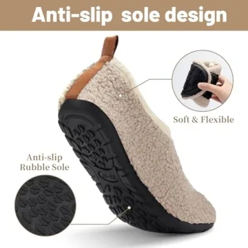 Comfortable Fleece Lined Slippers for Men and Women