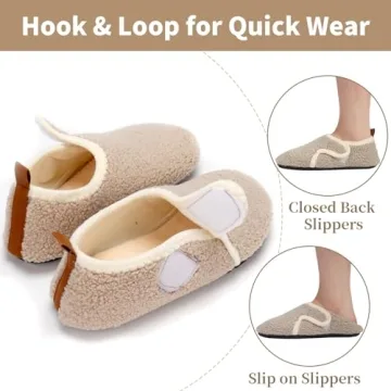 Comfortable Fleece Lined Slippers for Men and Women