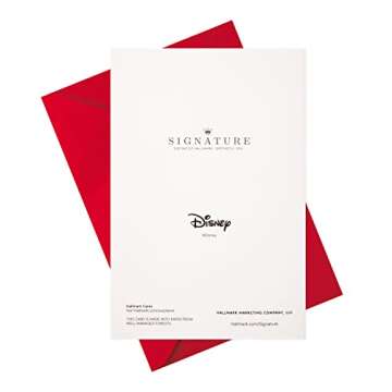 Hallmark Signature Disney Valentine's Day Card (Minnie Mouse Cupcakes) (699VFE1026)