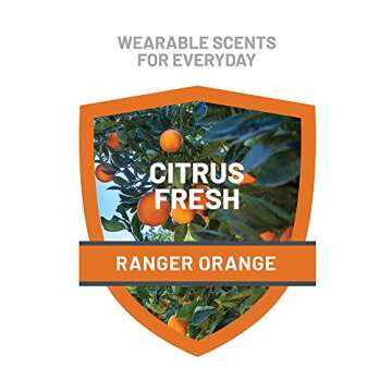 Ranger Ready Repellents Picaridin Insect Repellent, Orange Scent - DEET-Free Tick and Mosquito Repel...
