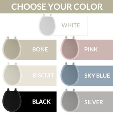 Mayfair Cameron Black Toilet Seat for Modern Bathrooms