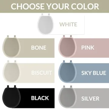 Mayfair Cameron Black Toilet Seat for Modern Bathrooms