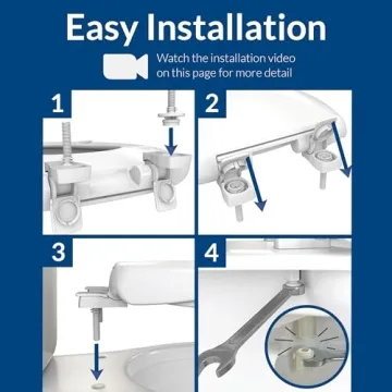 Mayfair Cameron Black Toilet Seat for Modern Bathrooms