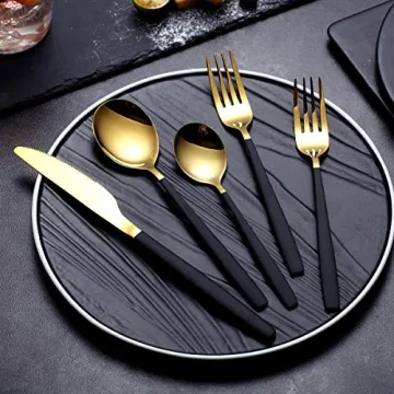 20 Piece Stainless Steel Flatware Cutlery Set for All Occasions