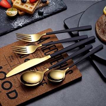 20 Piece Stainless Steel Flatware Cutlery Set for All Occasions
