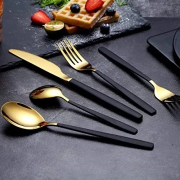20 Piece Stainless Steel Flatware Cutlery Set for All Occasions