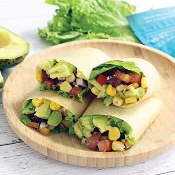 All Natural, SHELF STABLE, Paleo, Gluten Free, Vegan Non-GMO, Raw Veggie NUCO Coconut Cassava Wraps. Crafted with Fresh Cassava, Milder Coconut flavor, Low Carb and Yeast Free 5 Count