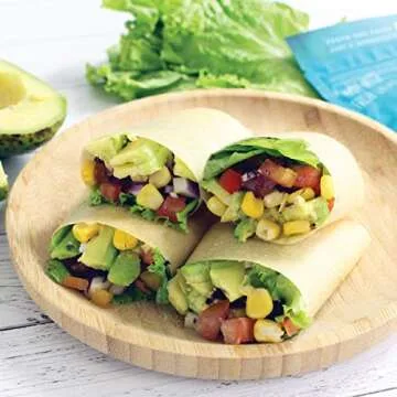 All Natural, SHELF STABLE, Paleo, Gluten Free, Vegan Non-GMO, Raw Veggie NUCO Coconut Cassava Wraps. Crafted with Fresh Cassava, Milder Coconut flavor, Low Carb and Yeast Free 5 Count