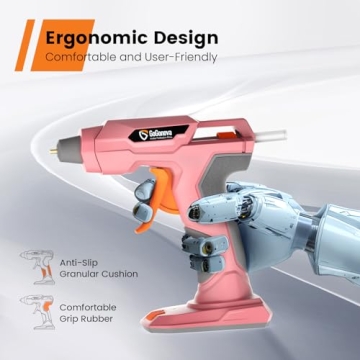 GoGonova Cordless Glue Gun - 20s Fast Heat & Rechargeable