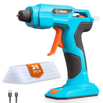 GoGonova Cordless Glue Gun - 20s Fast Heat & Rechargeable