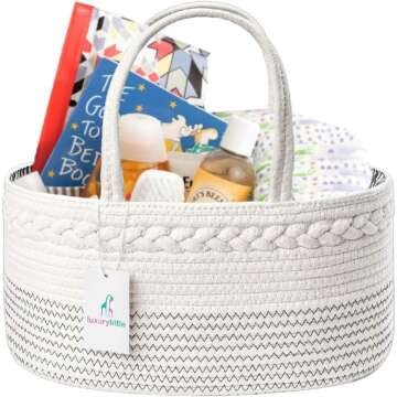 Luxury Diaper Caddy Organizer for Parents