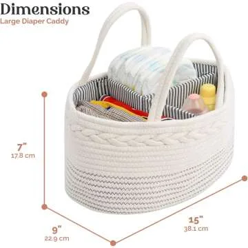Luxury Diaper Caddy Organizer for Parents