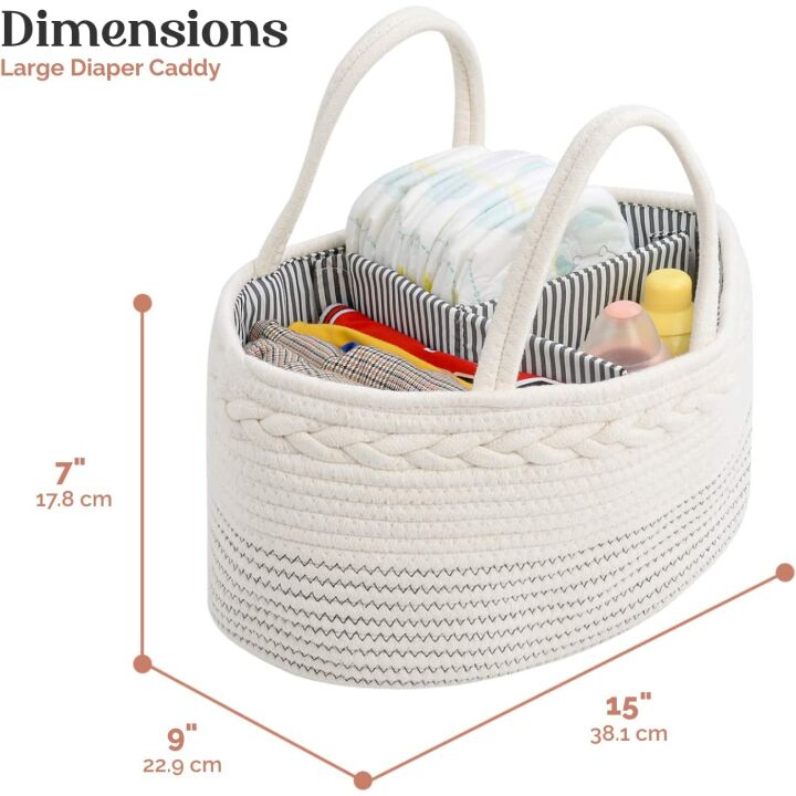 Luxury Diaper Caddy Organizer for Parents
