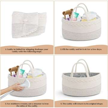Luxury Diaper Caddy Organizer for Parents