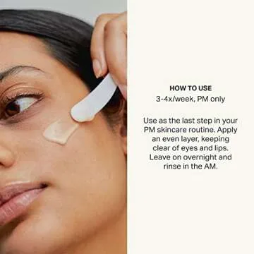 Cocokind Resurfacing Sleep Mask, Retinol Alternative Face Mask and Night Cream with Bakuchiol, Jojoba Oil, and Squalane