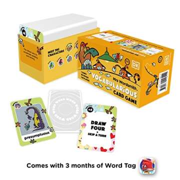 Mrs Wordsmith Vocabularious Card Game + Word Tag Video Game - Fun Learning for Kids!