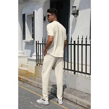 FZNHQL Men's Stylish Tracksuits 2 Piece Set for Comfort