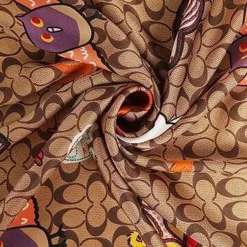 Relang Fashion silk Satin Head Scarf for Women Hair Bandana Hair Scarf Wrap Neck Scarf for Women 27.5×27.5 inches