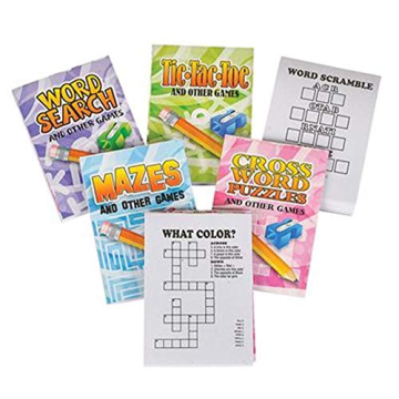 Happy Deals Fun Games Activity Coloring Books | Mini Game Booklet Set | Perfect for Kids Fun