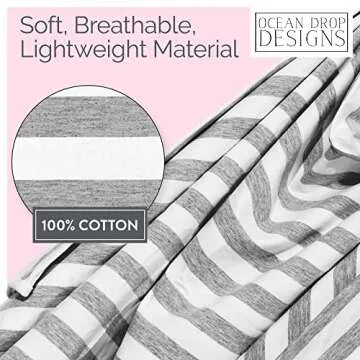 Ocean Drop Mommy and Me Robe Set for New Moms - 4pc Gift Set