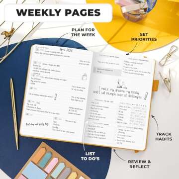 Clever Fox Planner Premium Edition - Undated Weekly Planner