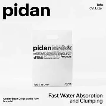 pidan Tofu Cat Litter - Ultra Absorbent, Flushable & 100% Natural Ingredients