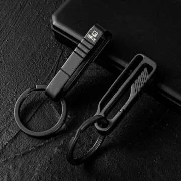 TISUR Titanium Keychain Clip - Lightweight & Durable