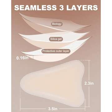 CICKEE Camel Toe Concealer 4-Pack for All Body Types