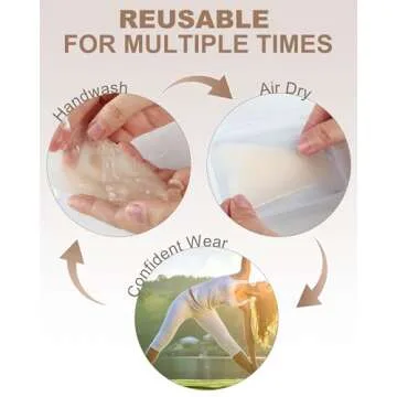 CICKEE Camel Toe Concealer 4-Pack for All Body Types