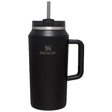 Stanley Quencher H2.0 FlowState Stainless Steel Vacuum Insulated Tumbler – 64 oz, Black