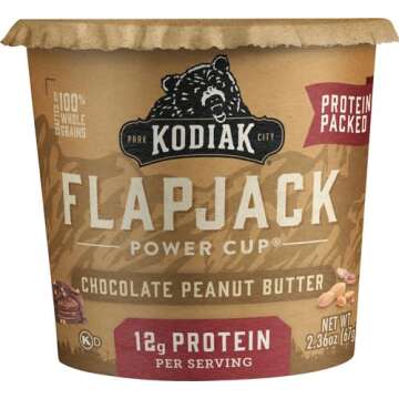 Kodiak Pancake On The Go High Protein Snack, Chocolate Peanut Butter, 2.36 Ounce