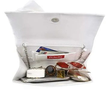 Elegant iXebella Satin Evening Clutch for Women