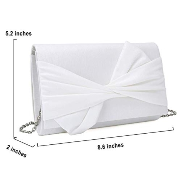 Elegant iXebella Satin Evening Clutch for Women
