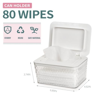 Whiidoom Stylish Wipes Dispenser for Easy Access and Freshness