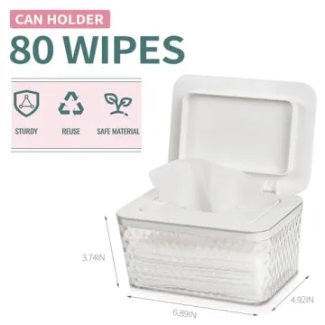 Whiidoom Stylish Wipes Dispenser for Easy Access and Freshness