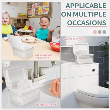 Whiidoom Stylish Wipes Dispenser for Easy Access and Freshness