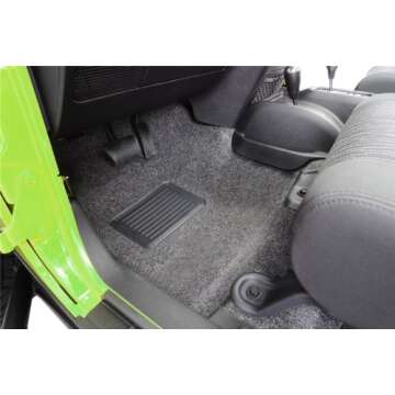 Bedrug - Jeep Liners | 2007 - 2010 Jeep Wrangler JK 2 Door, Front Floor Liners (Includes Heat Shield...