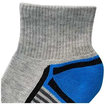 Fruit of the Loom Boys' 6-Pair Ankle Socks - Comfortable & Durable