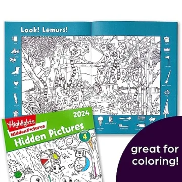 Highlights Hidden Pictures 2024 4-Book Set for Kids