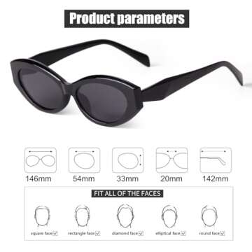 SORVINO Retro Oval Sunglasses for Unisex Stylish Protection