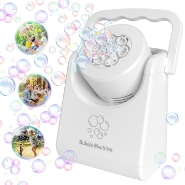 Automatic Bubble Machine for Kids - Portable Fun!