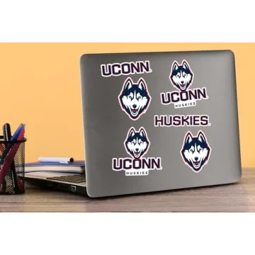 UConn Spirit Logo Vinyl Stickers for Fans and Decor