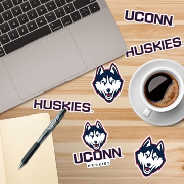 UConn Spirit Logo Vinyl Stickers for Fans and Decor